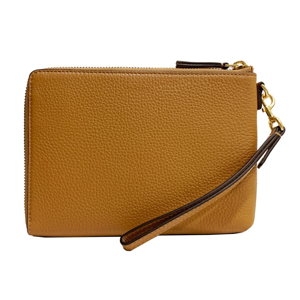 TORY BURCH BRITTEN LARGE ZIP POUCH WRISTLET WALLET