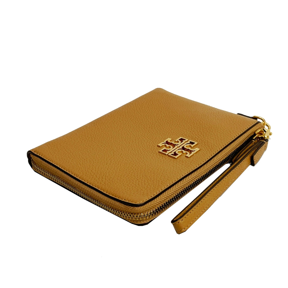 TORY BURCH BRITTEN LARGE ZIP POUCH WRISTLET WALLET