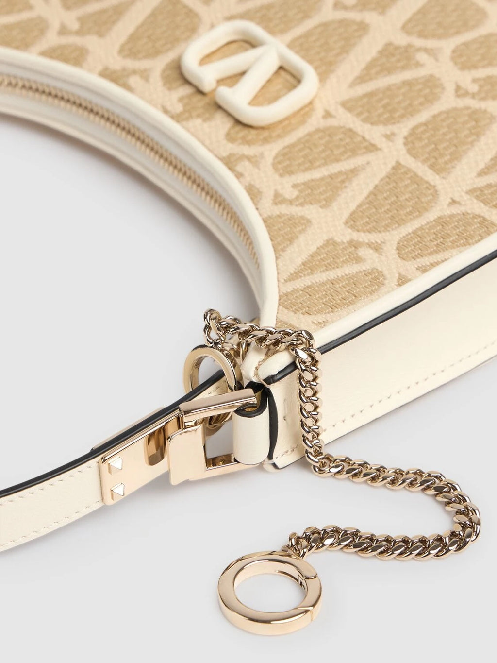 VALNTINO GARAVANI MINI V LOGO HOBO BAG