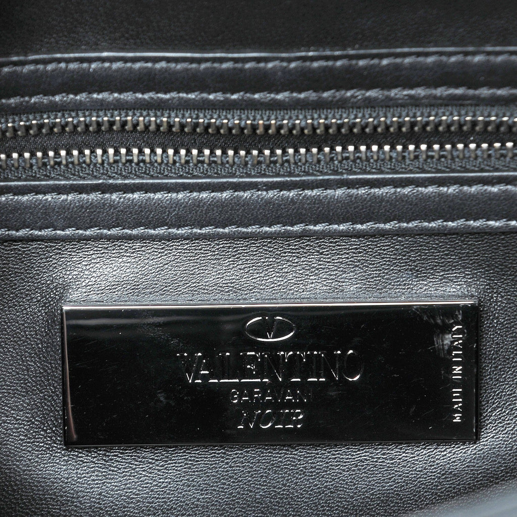 VALENTINO GARAVANI VITELLO GLAM CALFSKIN ROCKSTUD FLAP BAG