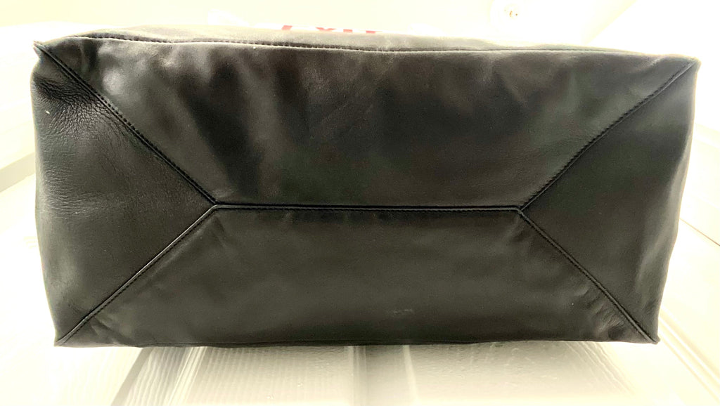 VALENTINO NAPPA LEATHER ROCKSTUD SOFT TOTE BAG
