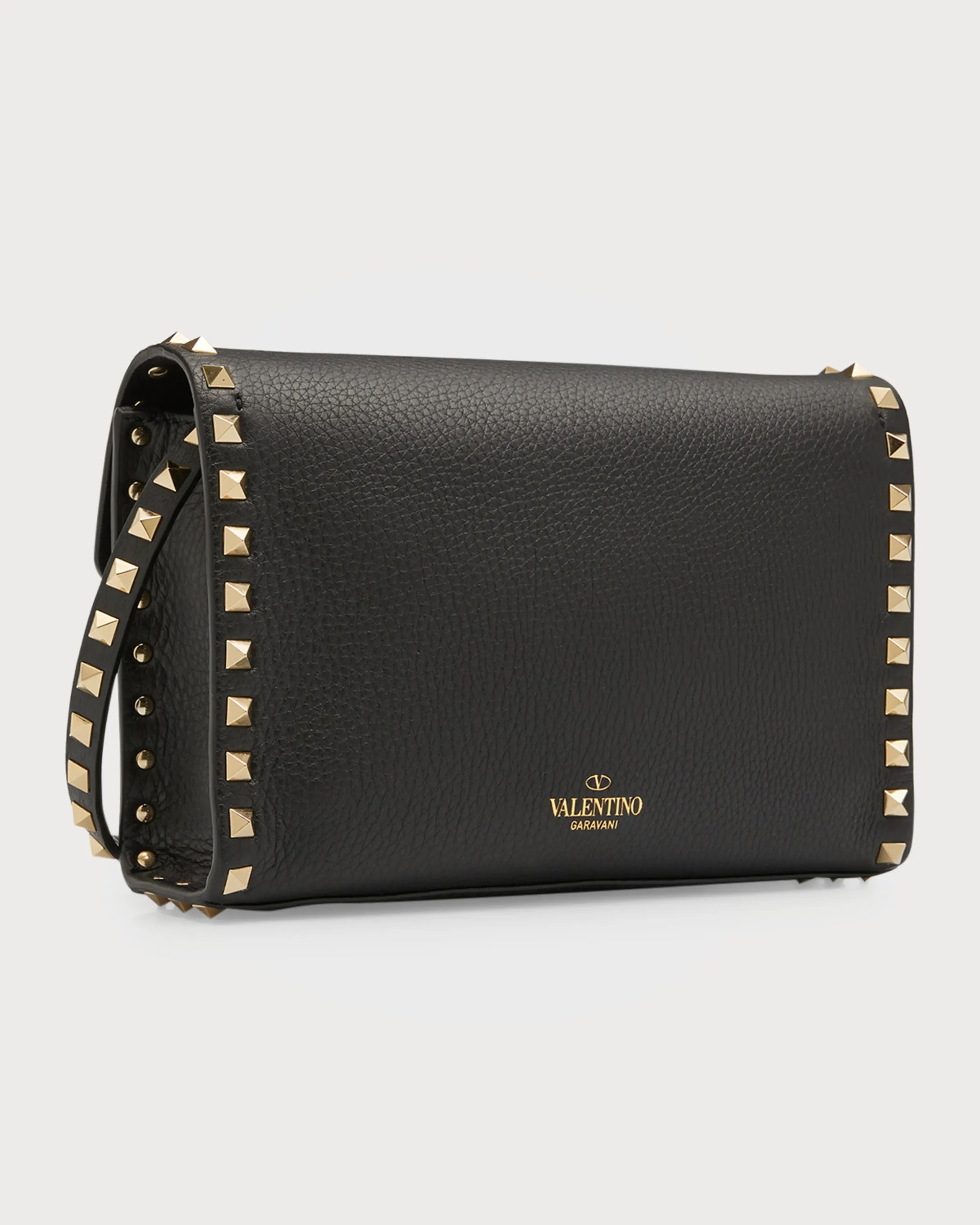 VALENTINO ROCKSTUD CALFSKIN MEDIUM CROSSBODY BAG