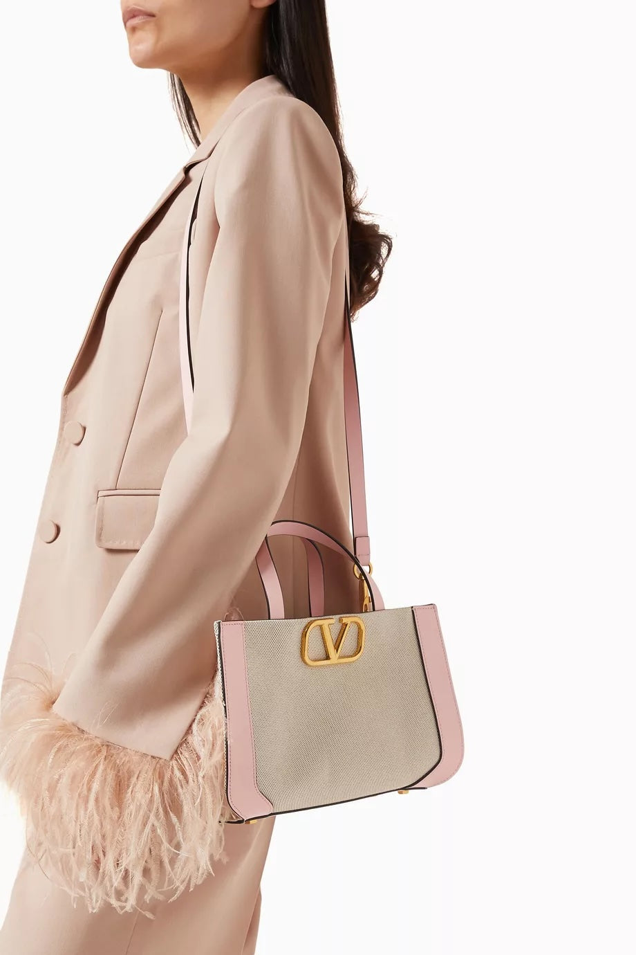 VALENTINO GARAVANI VLOGO SHOPPER TOTE BAG