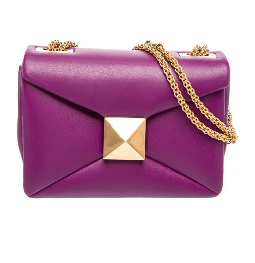 VALENTINO NAPPA LEATHER ONE STUD SMALL SHOULDER BAG