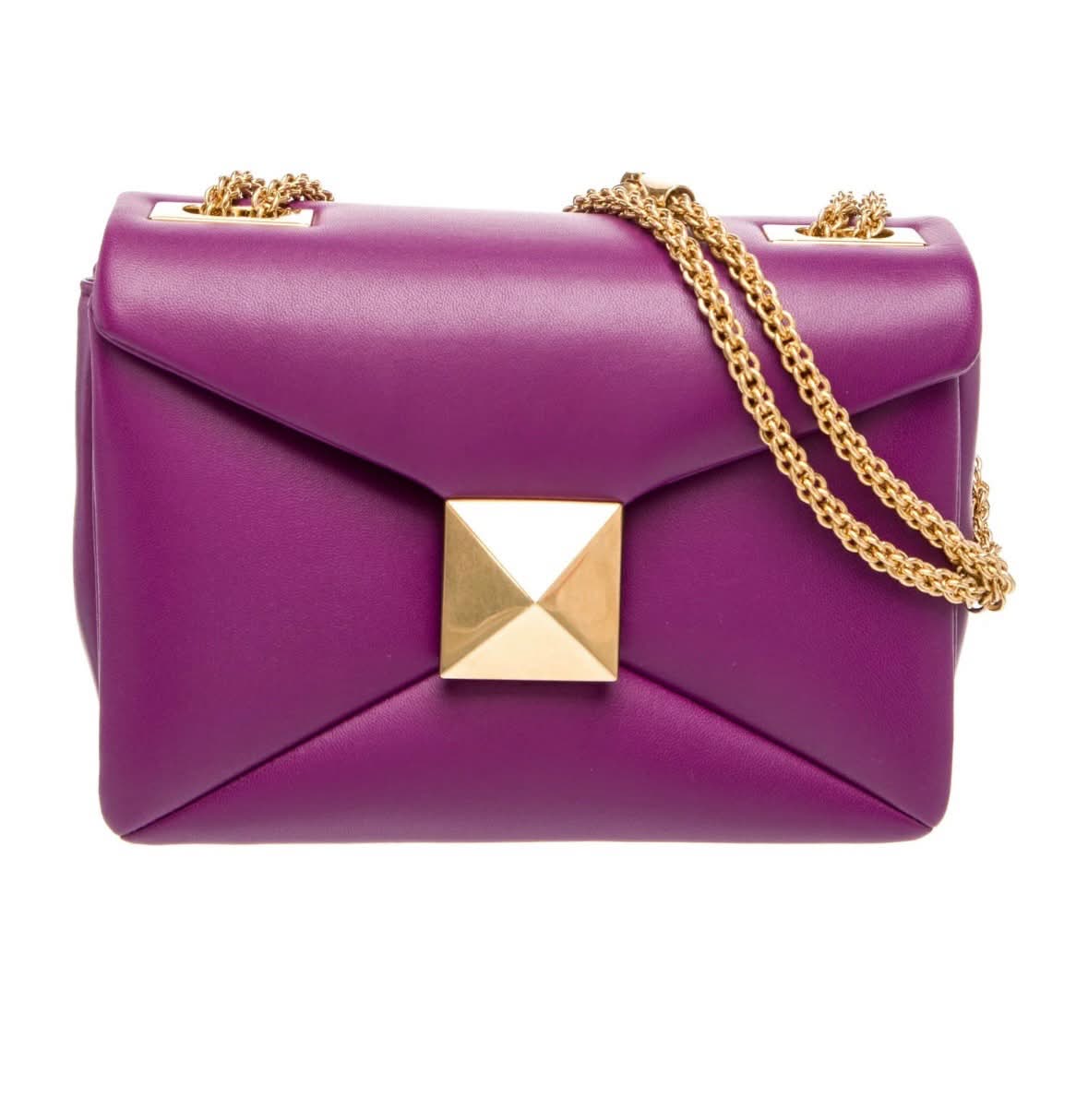 VALENTINO NAPPA LEATHER ONE STUD SMALL SHOULDER BAG