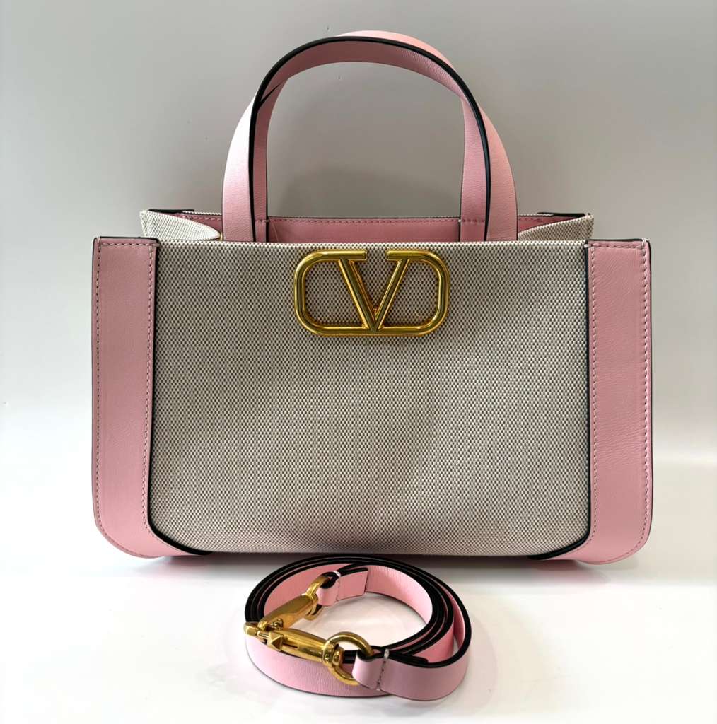 VALENTINO GARAVANI VLOGO SHOPPER TOTE BAG