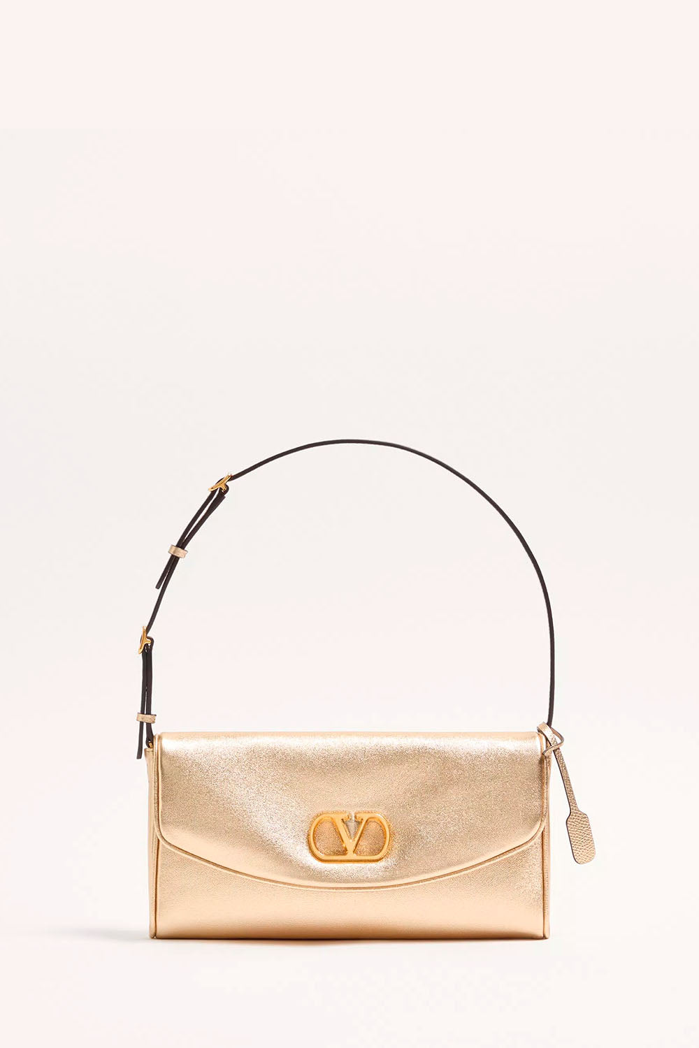 DeVain Small Shoulder Bag in Laminated Nappa Leather