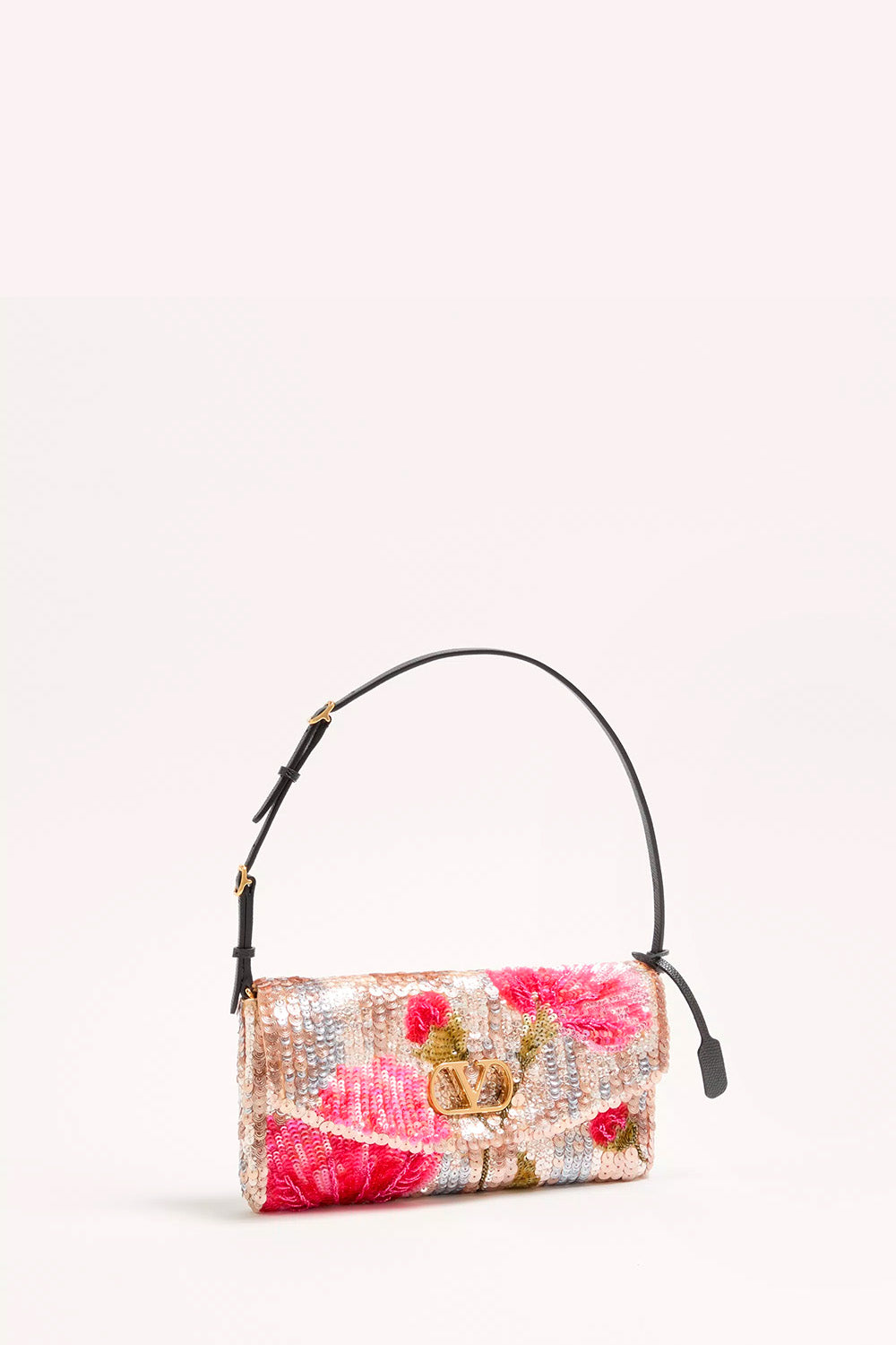 Devain Small Embroidered Shoulder Bag
