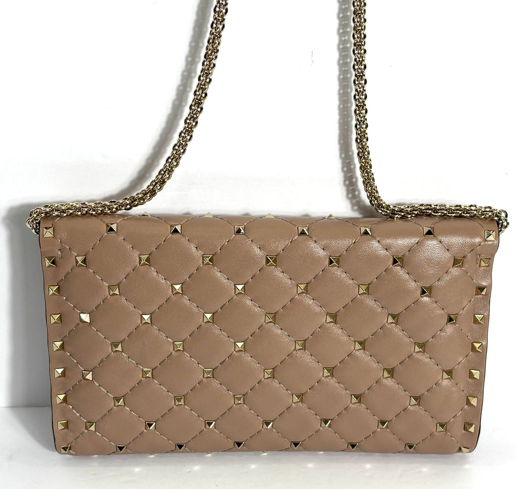 VALENTINO GARAVANI ROCKSTUD SPIKE NAPPA LEATHER CROSSBODY BAG