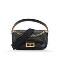 VERSACE LA MEDUSA QUILTED CALFSKIN CROSSBODY BAG
