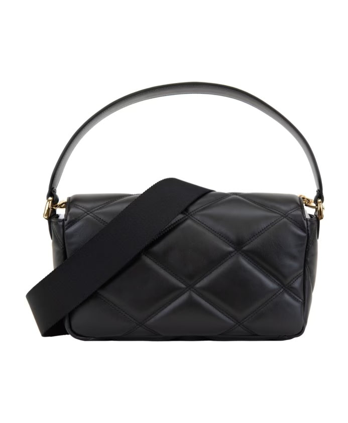 VERSACE LA MEDUSA QUILTED CALFSKIN CROSSBODY BAG