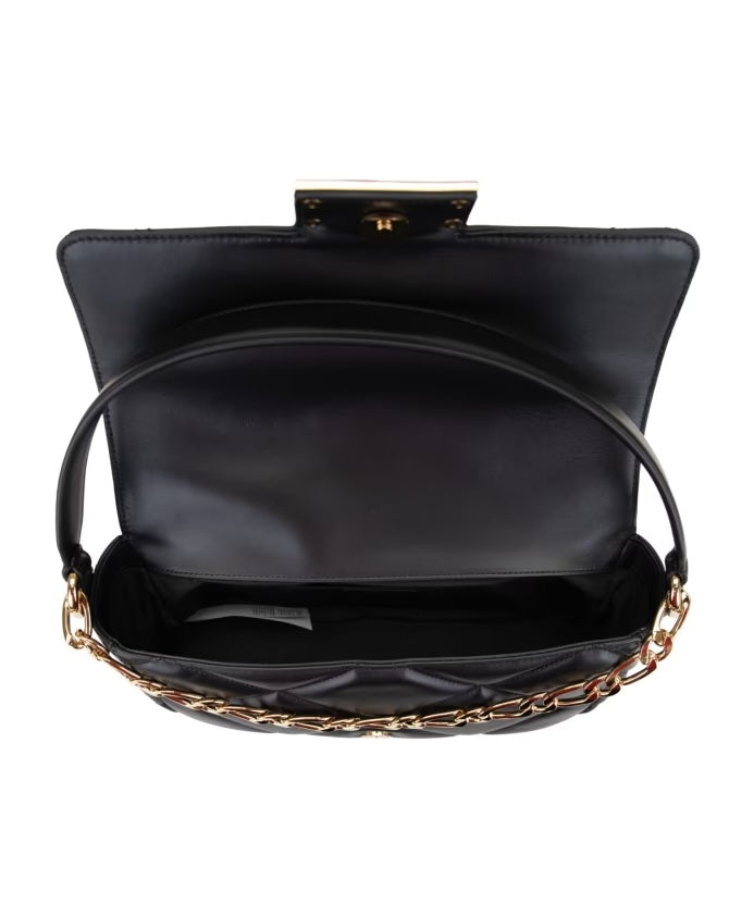 VERSACE LA MEDUSA QUILTED CALFSKIN CROSSBODY BAG