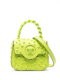 VERSACE LA MEDUSA STUDDED MINI BAG