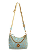 VERSACE LOGO PRINT MEDUSA MEDIUM SHOULDER BAG