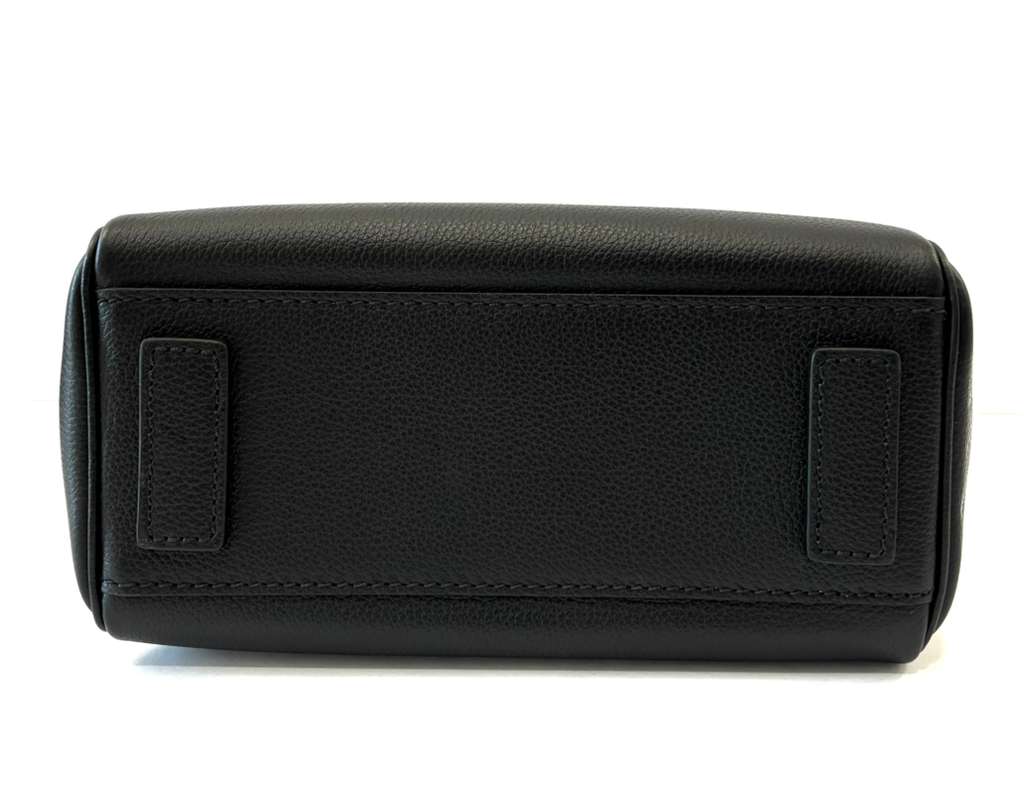 VERSACE LA MEDUSA TOP HANDLE CALFSKIN LEATHER BAG