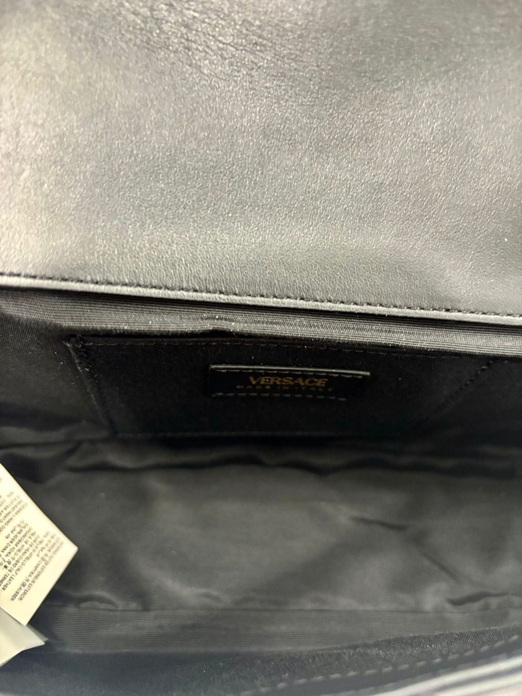 VERSACE LA MEDUSA QUILTED CALFSKIN CROSSBODY BAG