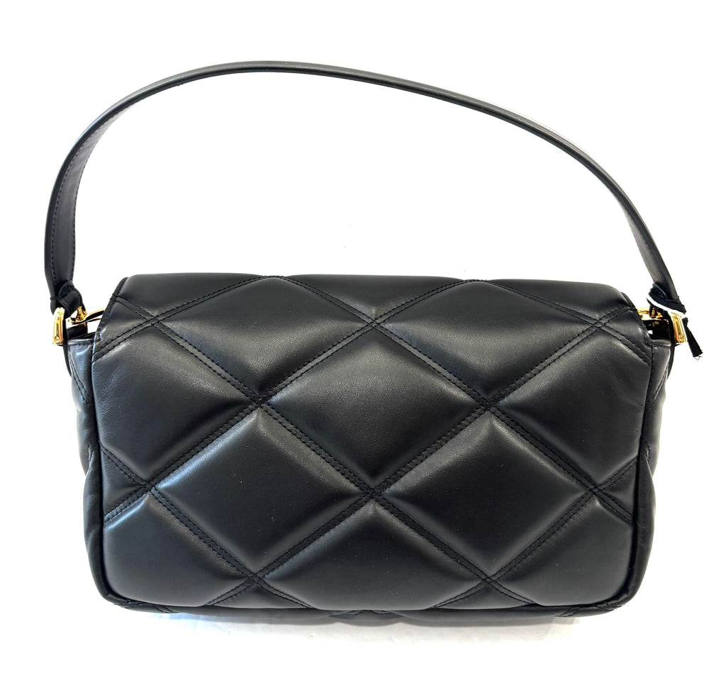 VERSACE LA MEDUSA QUILTED CALFSKIN CROSSBODY BAG