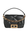 VERSACE LA MEDUSA SMALL CALFSKIN LEATHER SHOULDER BAG