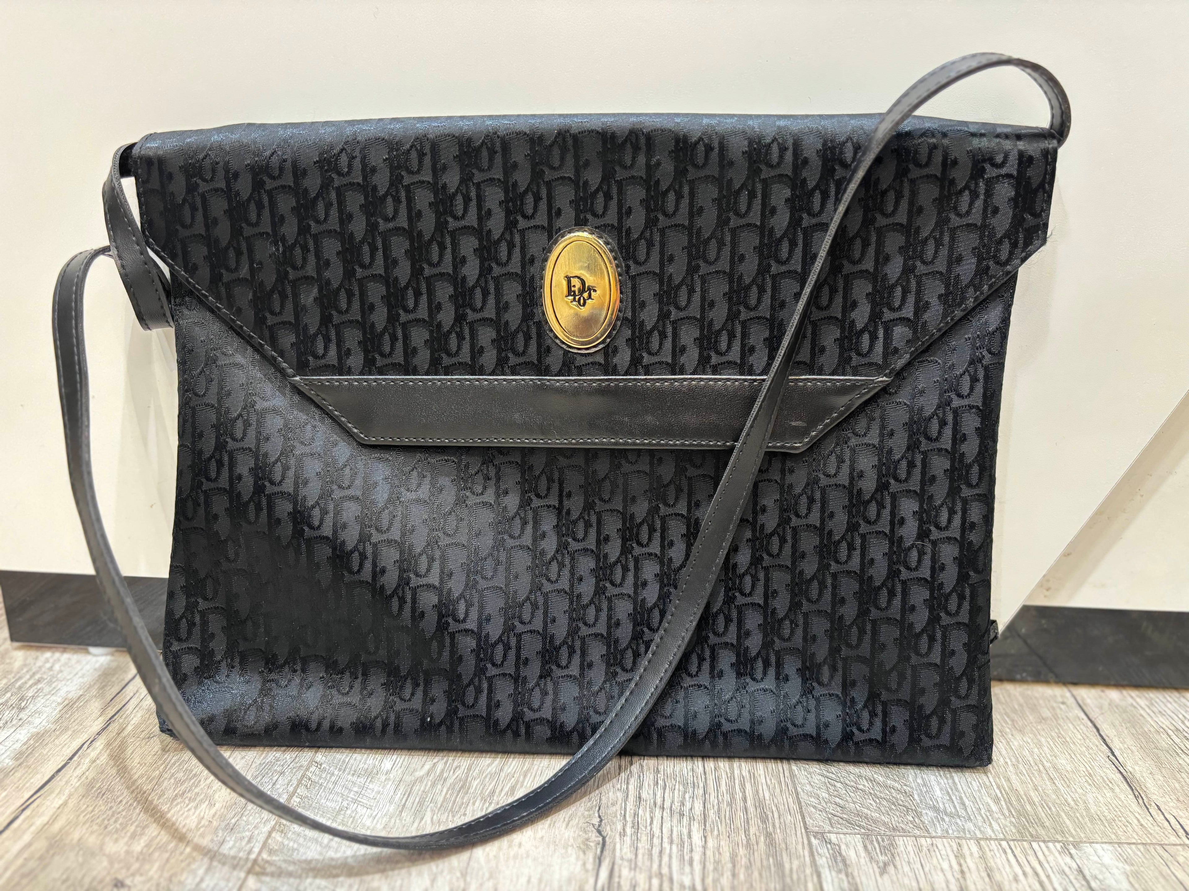 VINTAGE DIOR PRINCE JANNIS ENVELOPE STYLE BAG IN CLOTH