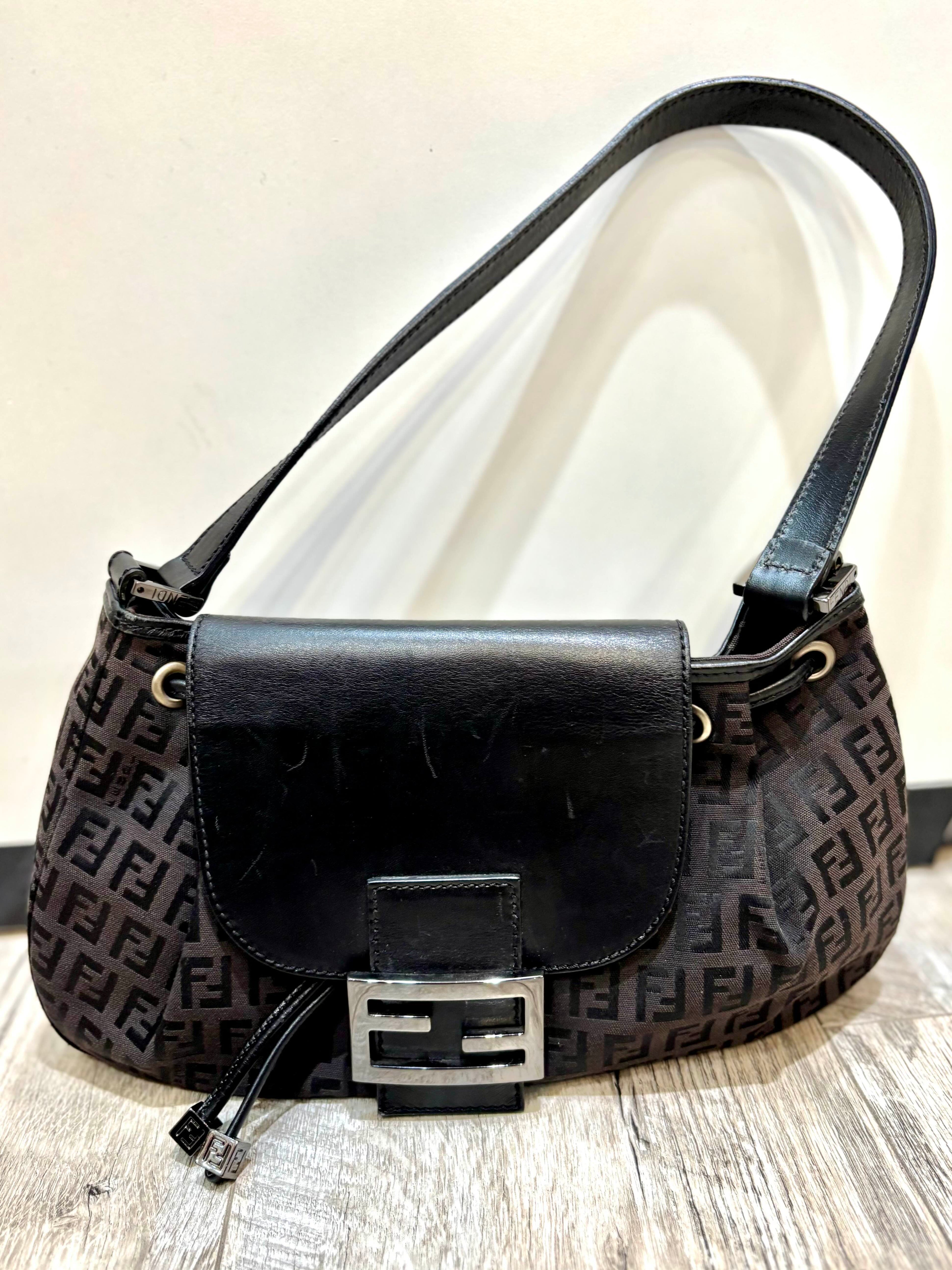 FENDI FF ZUCCHINO VINTAGE SHOULDER BAG