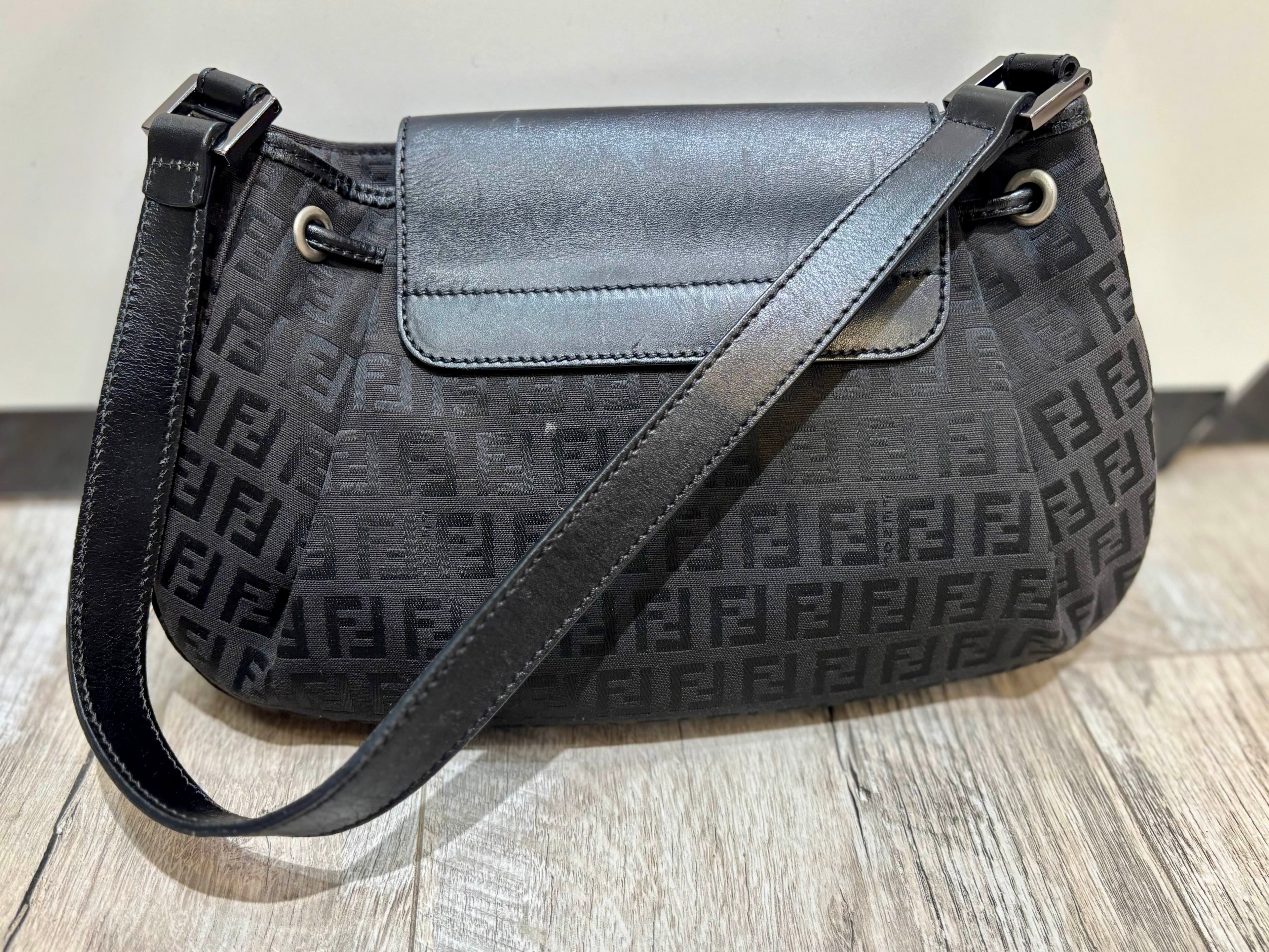 FENDI FF ZUCCHINO VINTAGE SHOULDER BAG