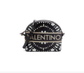 VALENTINO DIANA DISTRESSED TIE-DYE LEATHER CROSSBODY BAG