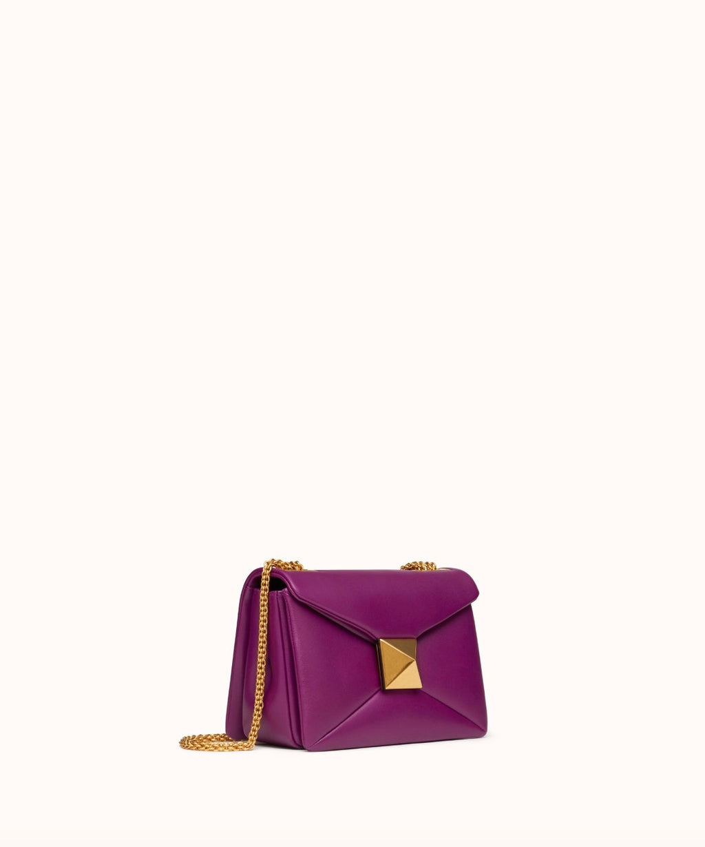 VALENTINO NAPPA LEATHER ONE STUD SMALL SHOULDER BAG