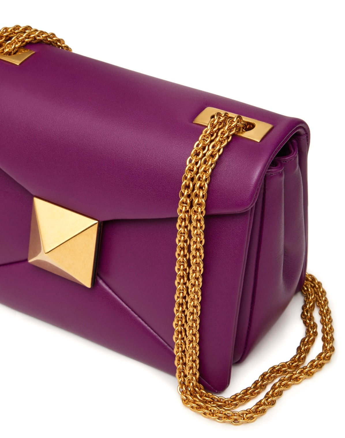 VALENTINO NAPPA LEATHER ONE STUD SMALL SHOULDER BAG