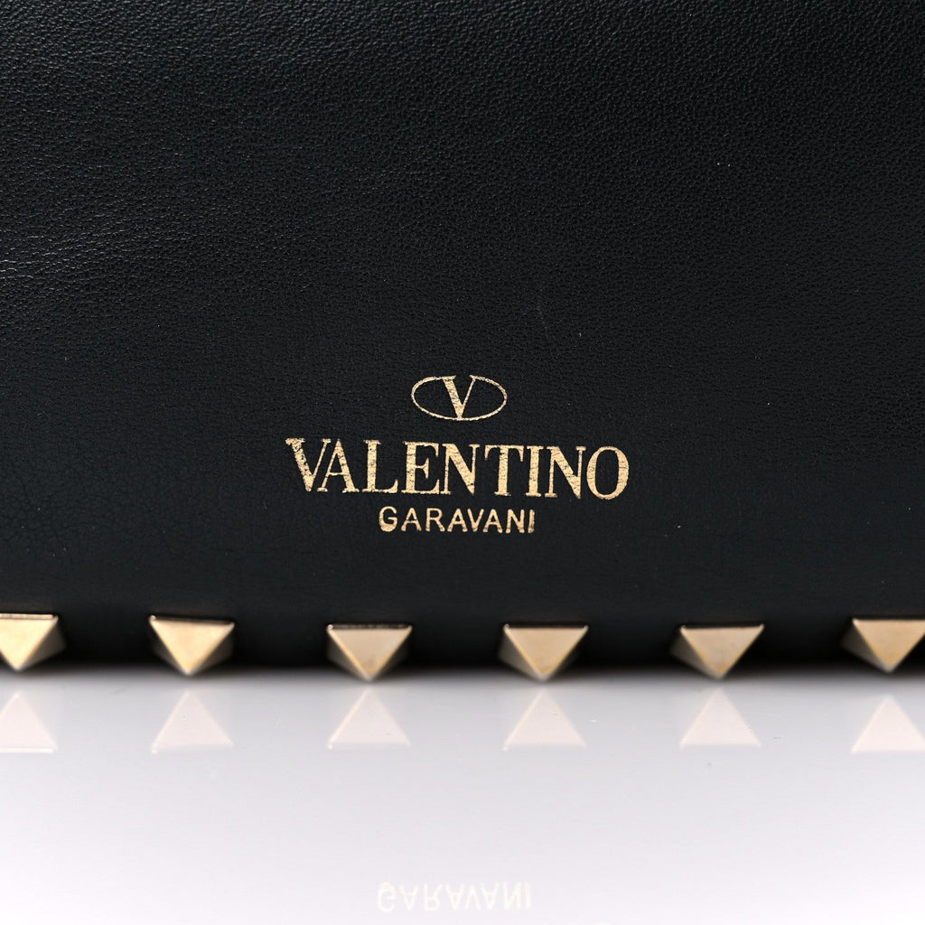 VALENTINO GARAVANI ROCKSTUD SOFT LEATHER TOTE BAG