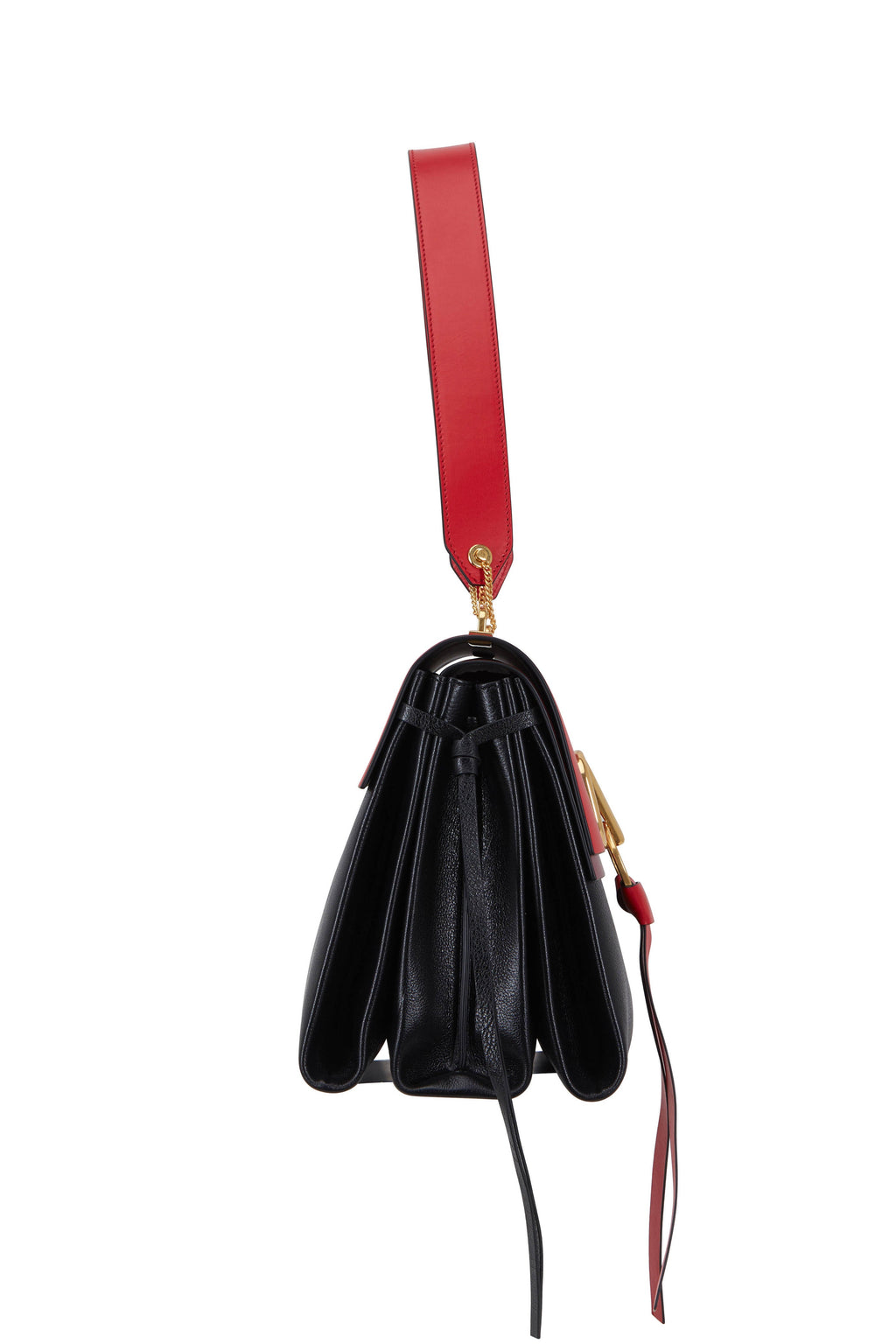 VALENTINO GARAVANI VRing Leather Medium Shoulder Bag