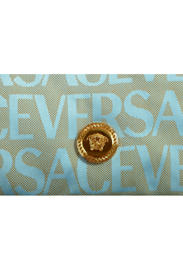 VERSACE LOGO PRINT MEDUSA MEDIUM SHOULDER BAG