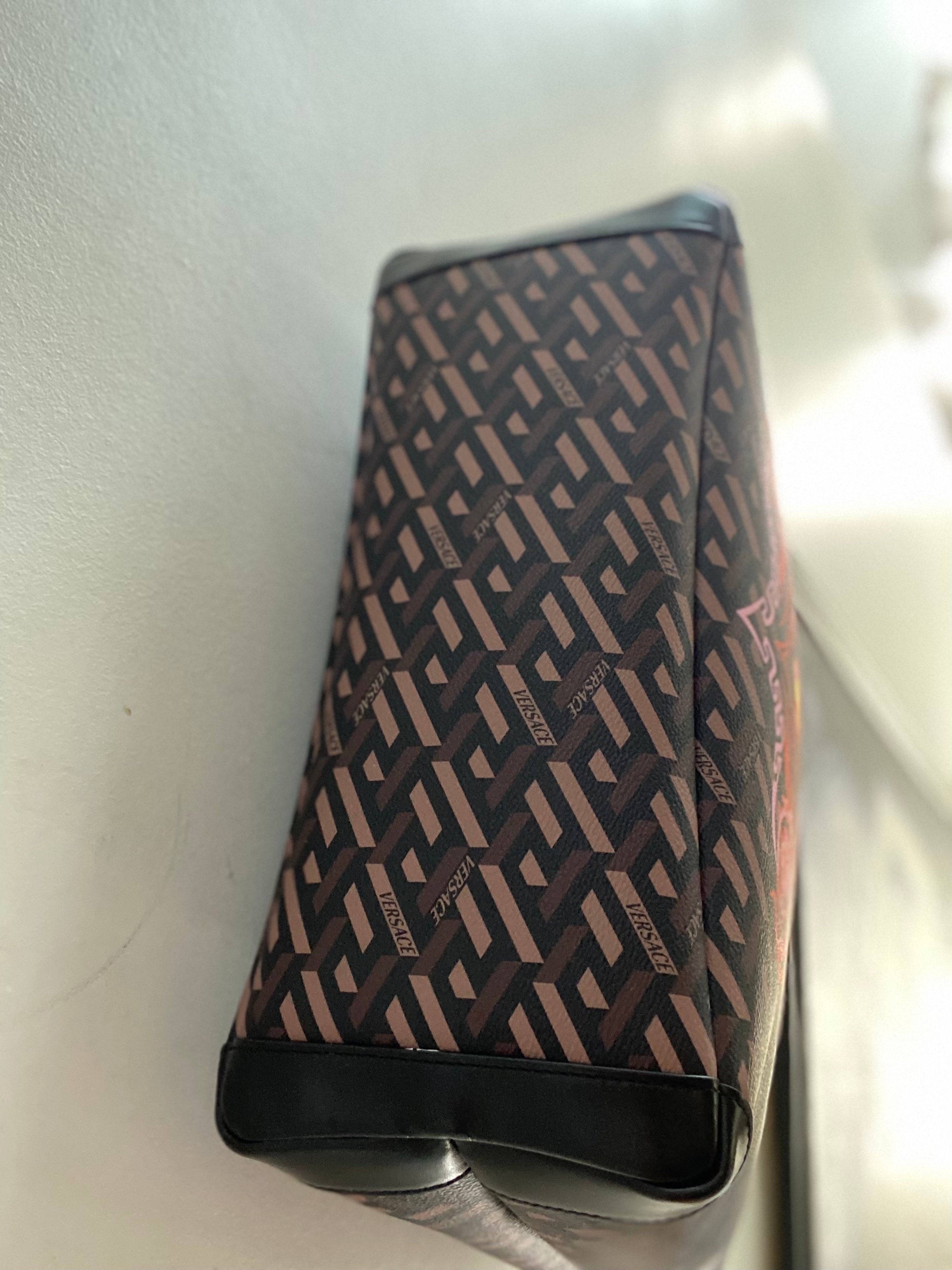 VERSACE LA GRACE MEDUSA MUSIC TOTE BAG WITH POCHETTE
