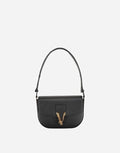 VESACE VIRTUS CALFSKIN LEATHER SHOULDER BAG