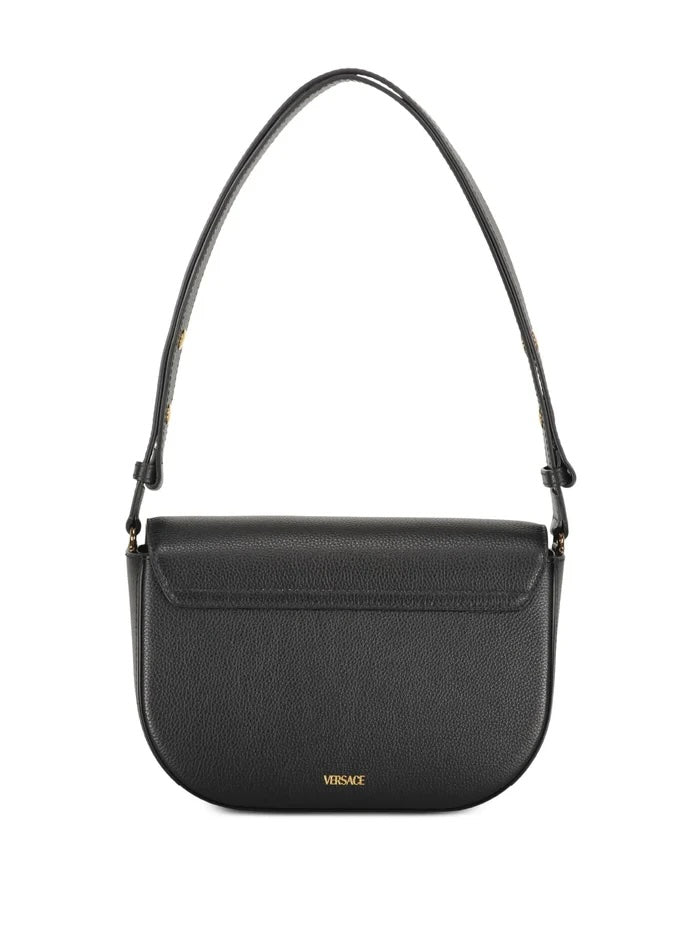VESACE VIRTUS CALFSKIN LEATHER SHOULDER BAG