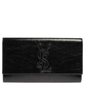 YSL PATENT LEATHER BELLE DE JOUR FLAP CLUTCH BAG