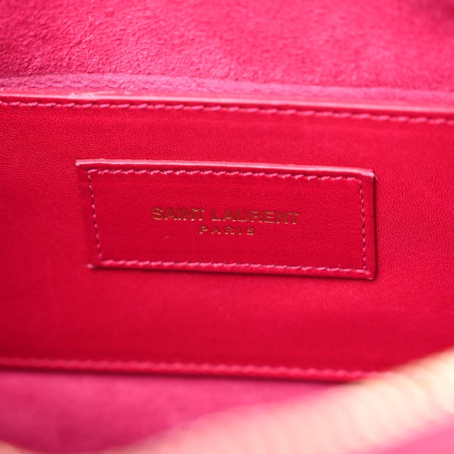 YSL BABY CALFSKIN LEATHER DUFFLE SHOULDER BAG