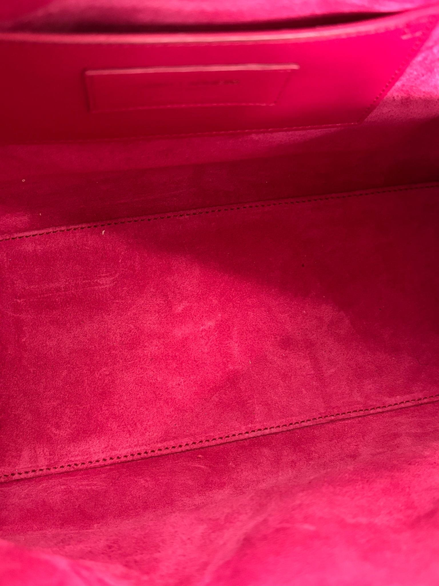YSL BABY CALFSKIN LEATHER DUFFLE SHOULDER BAG