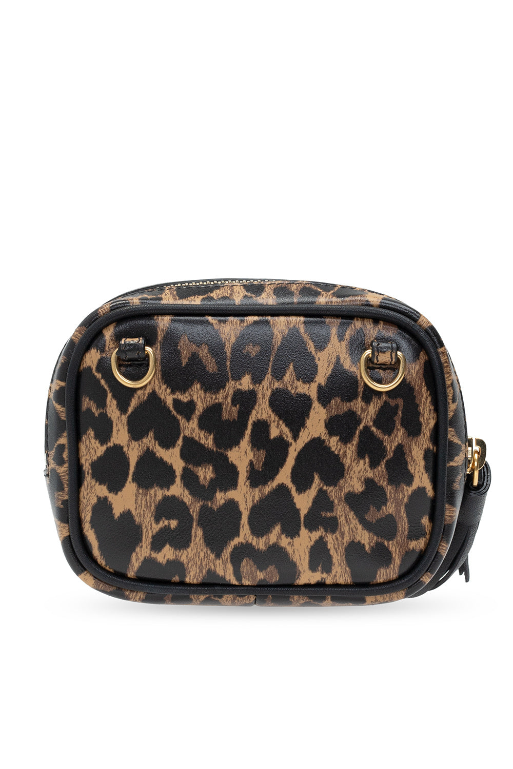 YSL BABY LOU LEOPARD HEART MONOGRAM TASSEL BAG