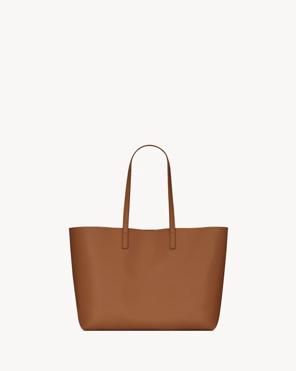 YSL CALFSKIN LEATHER LARGE SHOPPER TOTE BAG