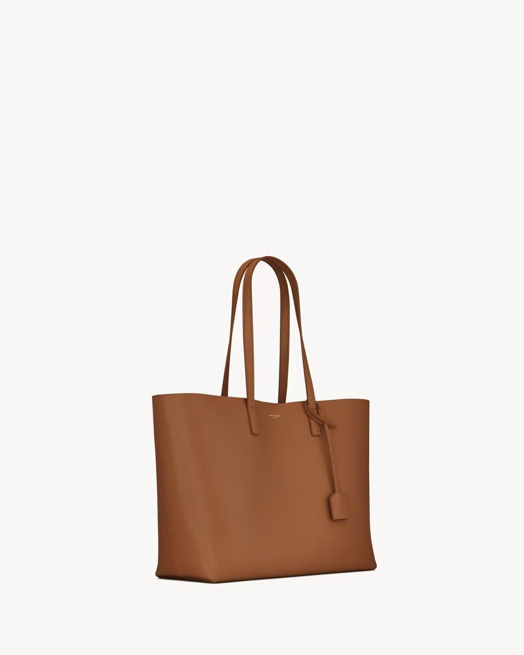 YSL CALFSKIN LEATHER LARGE SHOPPER TOTE BAG