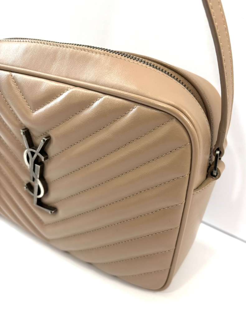 YSL QUILTED CALFSKIN LOU CAMERA CROSSBODY BAG