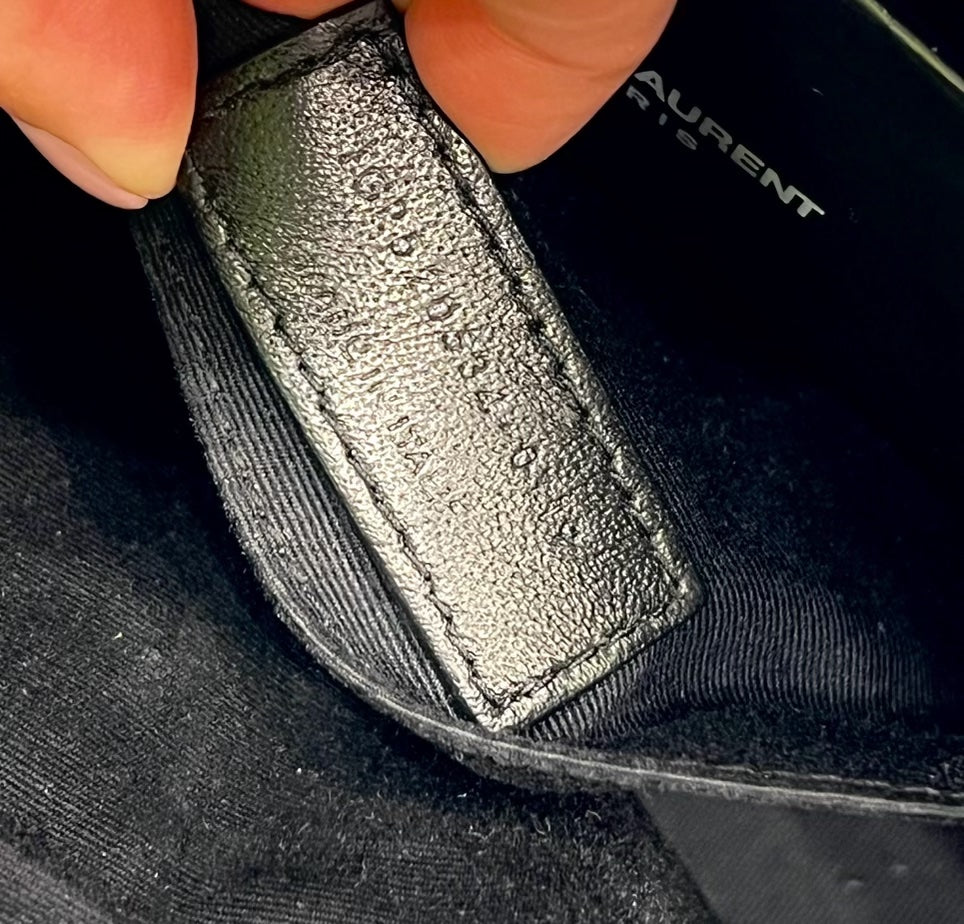 YSL MATELASSE MONOGRAM LOU CALFSKIN LEATHER CAMERA BAG