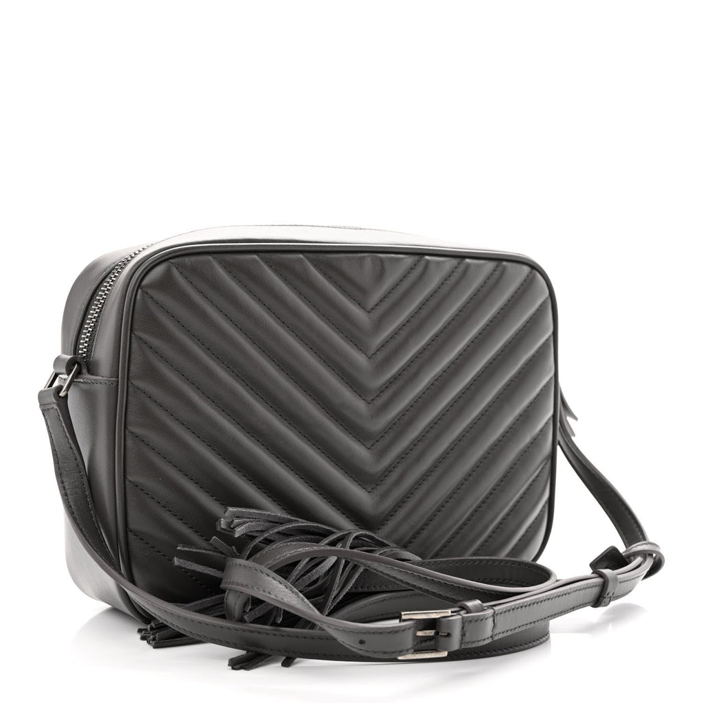 YSL CALFSKIN QUILTED MONOGRAM LOU CAMERA BAG