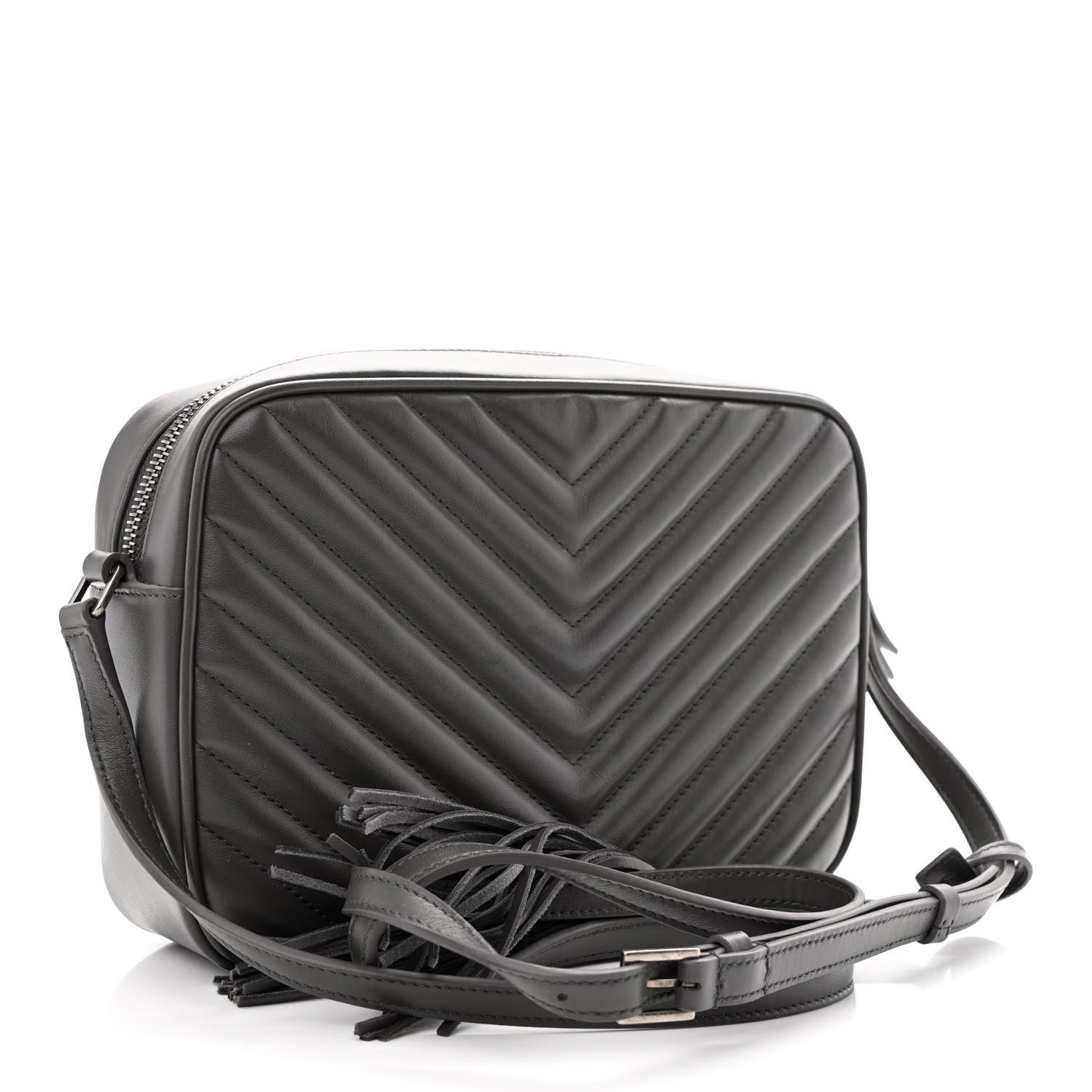 YSL CALFSKIN QUILTED MONOGRAM LOU CAMERA BAG