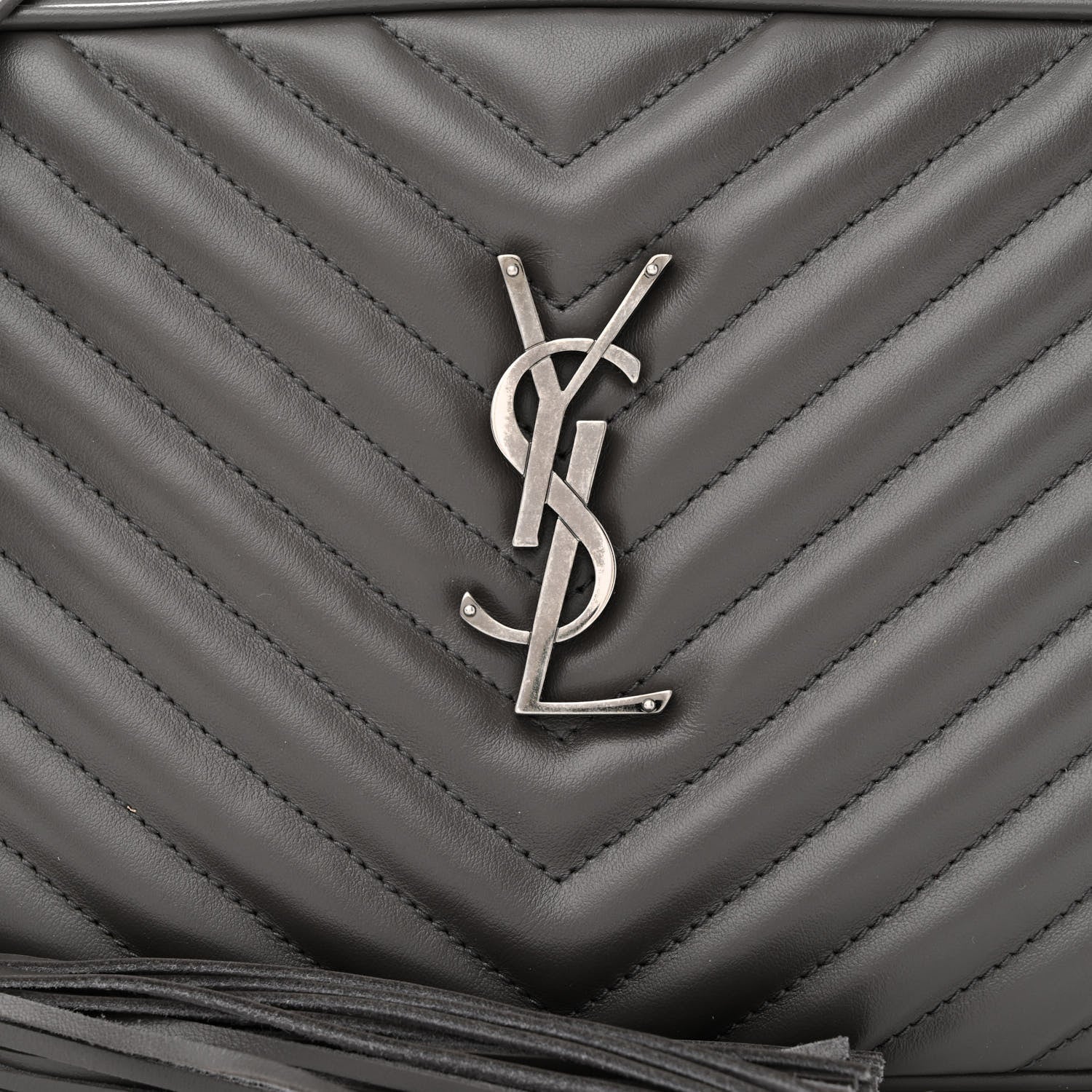 YSL CALFSKIN QUILTED MONOGRAM LOU CAMERA BAG