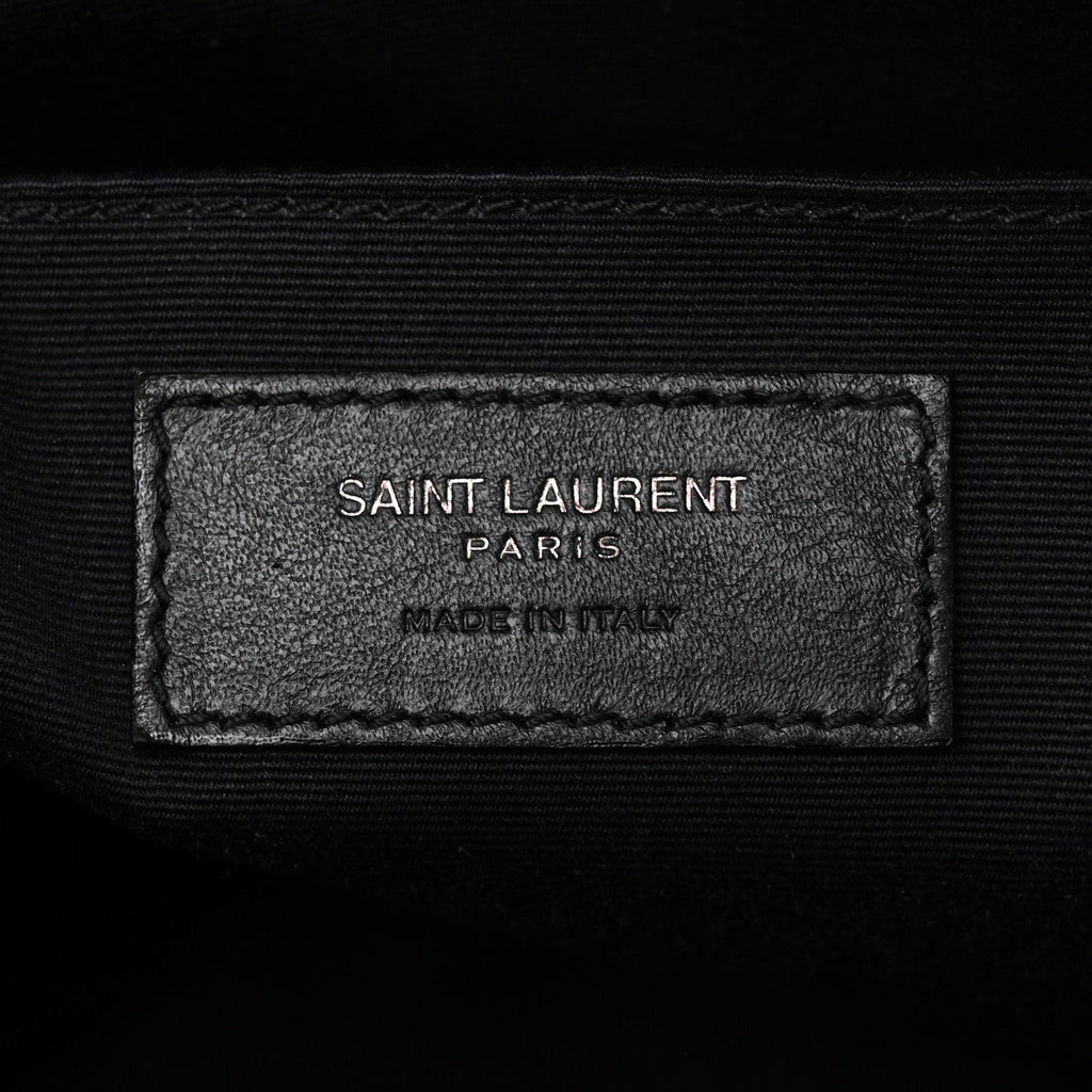 YSL CALFSKIN QUILTED MONOGRAM LOU CAMERA BAG