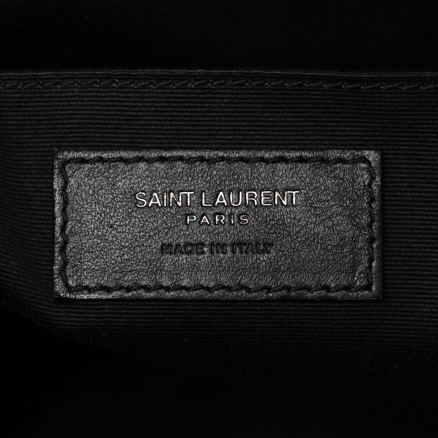 YSL CALFSKIN QUILTED MONOGRAM LOU CAMERA BAG