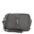 YSL CALFSKIN QUILTED MONOGRAM LOU CAMERA BAG