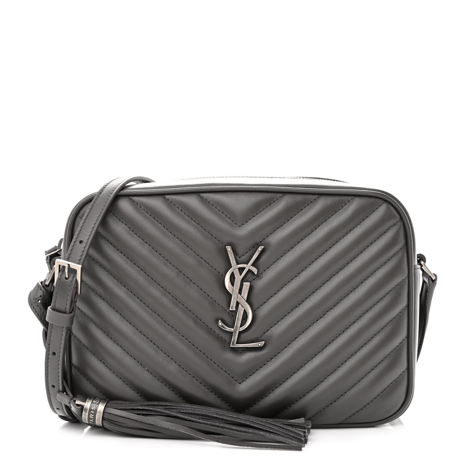 YSL CALFSKIN QUILTED MONOGRAM LOU CAMERA BAG