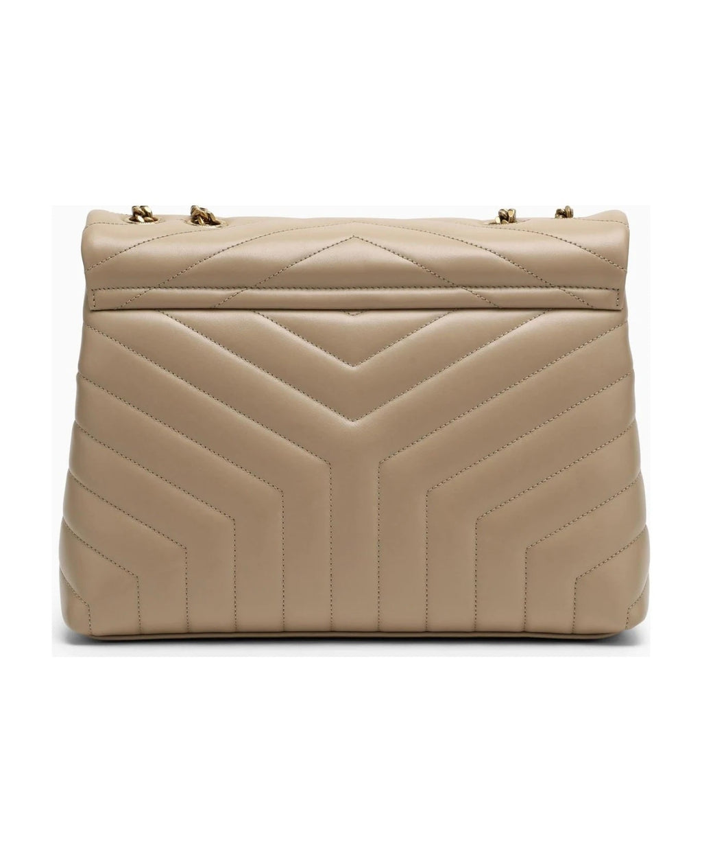 YSL CALFSKIN QUILTED MONOGRAM LOULOU MEDIUM  "Y" CHAIN BAG